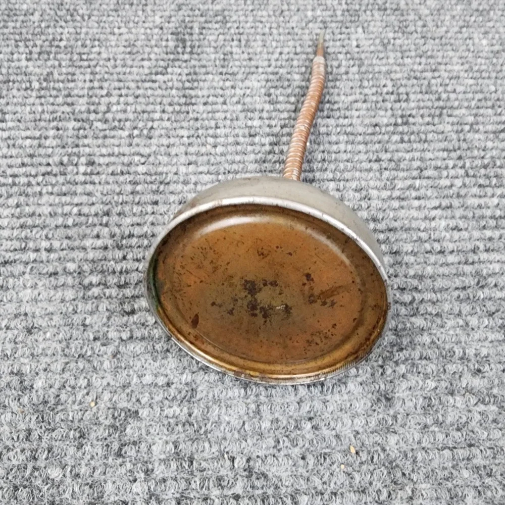 VINTAGE ORIGINAL EMBOSSED NOERA THUMB PUMP OILER OIL‎ CAN, MADE IN USA